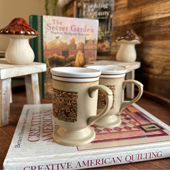 Rustic Grand Canyon embossed mug set of 2 - Picture 15 of 16